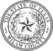 The Milam County TX Logo